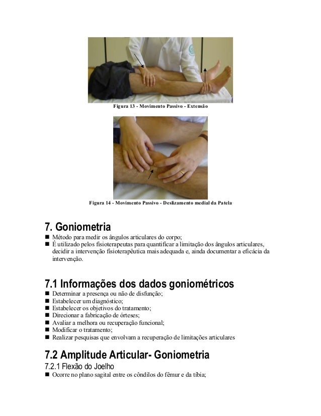 goniometria joelho